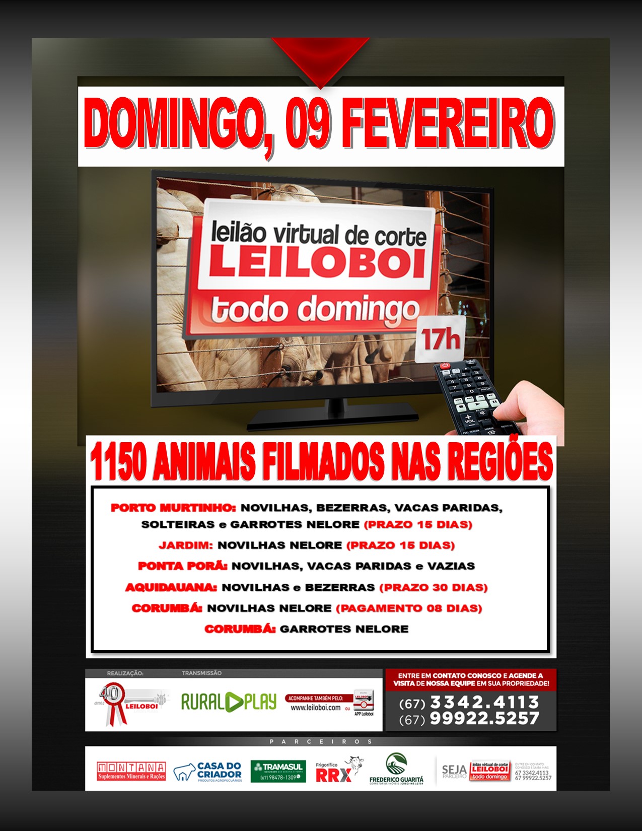 LEILÃO LEILOBOI VIRTUAL DE CORTE