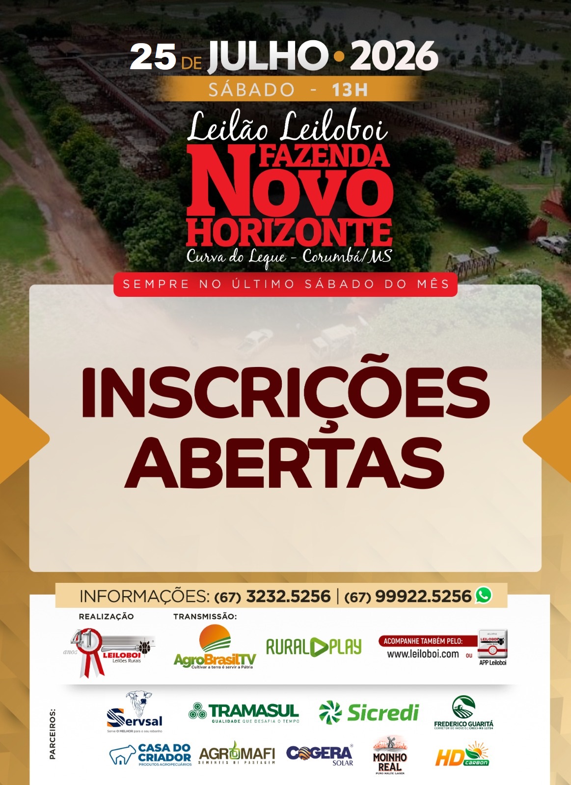 156º LEILÃO FAZENDA NOVO HORIZONTE - COMEMORATIVO ANIVERSÁRIO NH