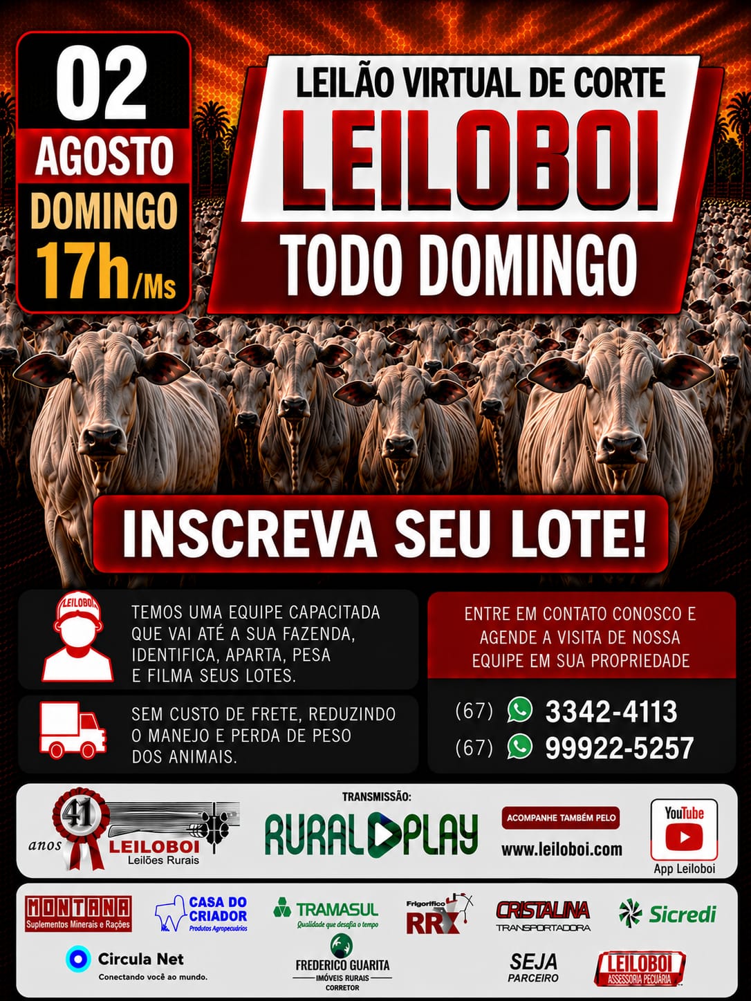 LEILÃO LEILOBOI VIRTUAL DE CORTE
