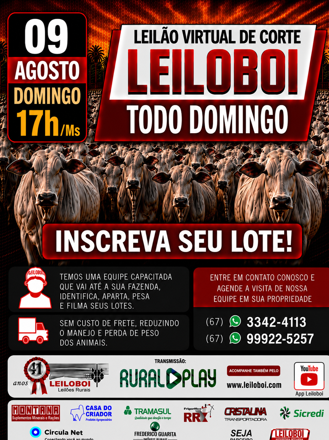 LEILÃO LEILOBOI VIRTUAL DE CORTE