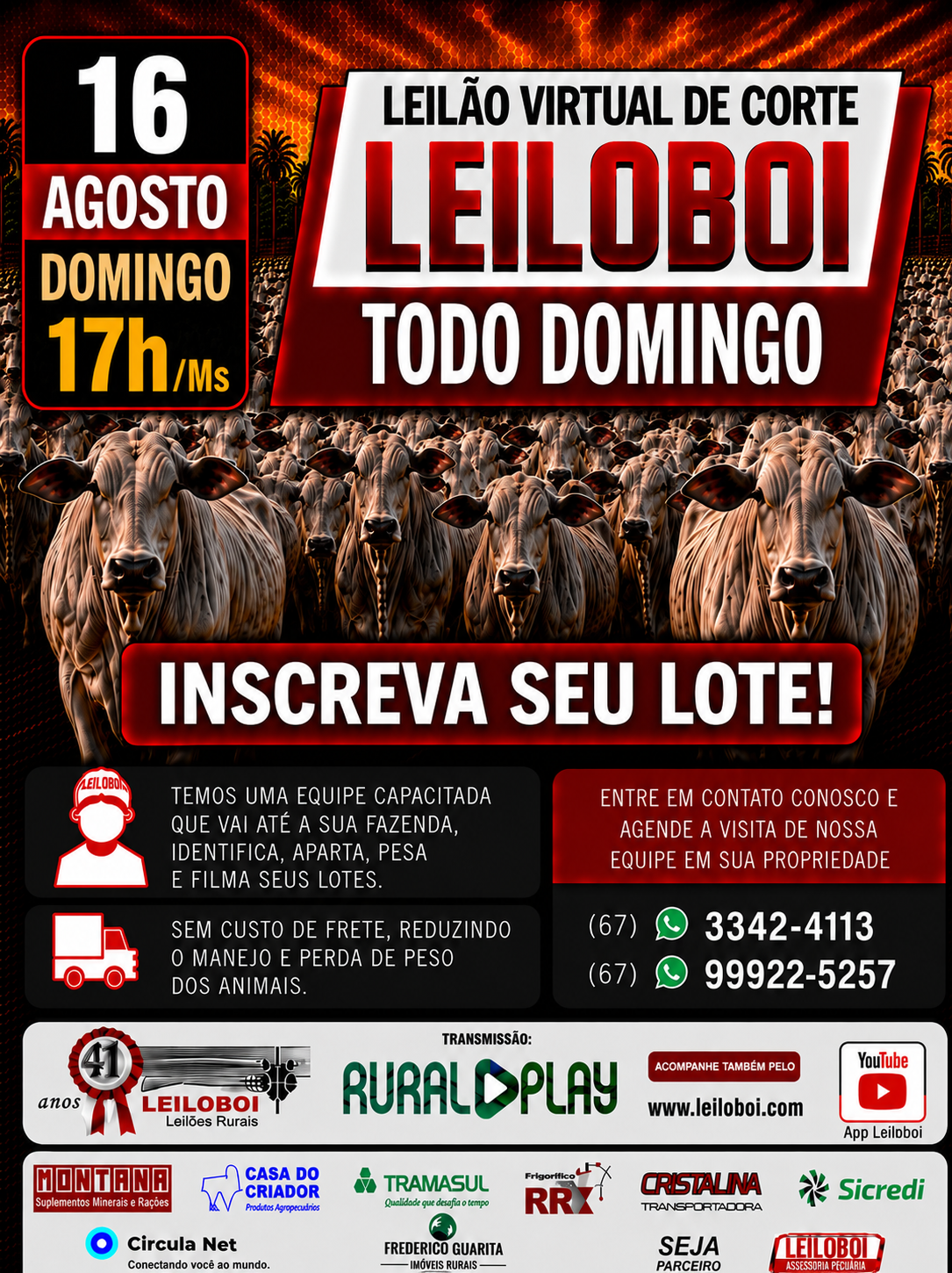 LEILÃO LEILOBOI VIRTUAL DE CORTE