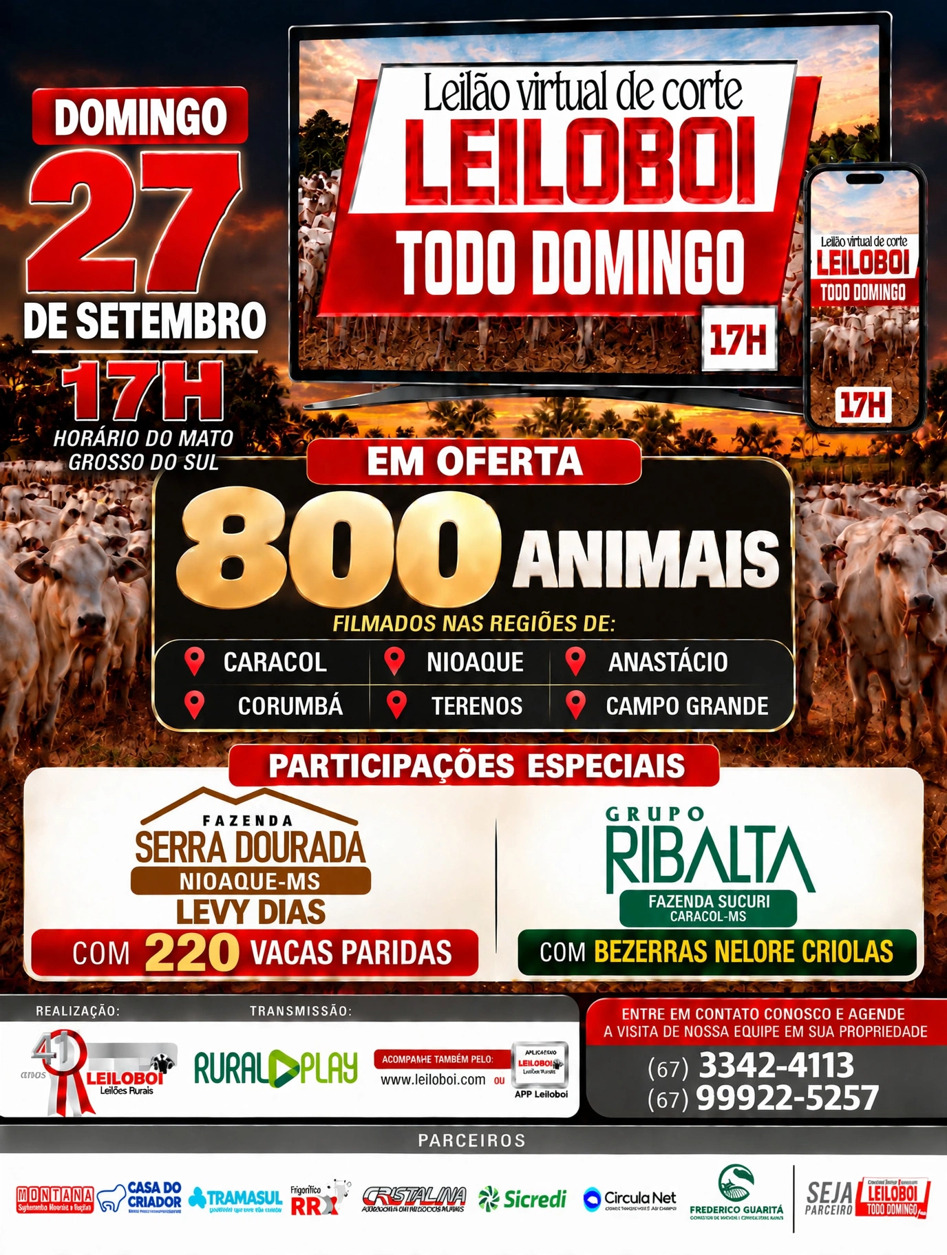 LEILÃO LEILOBOI VIRTUAL DE CORTE