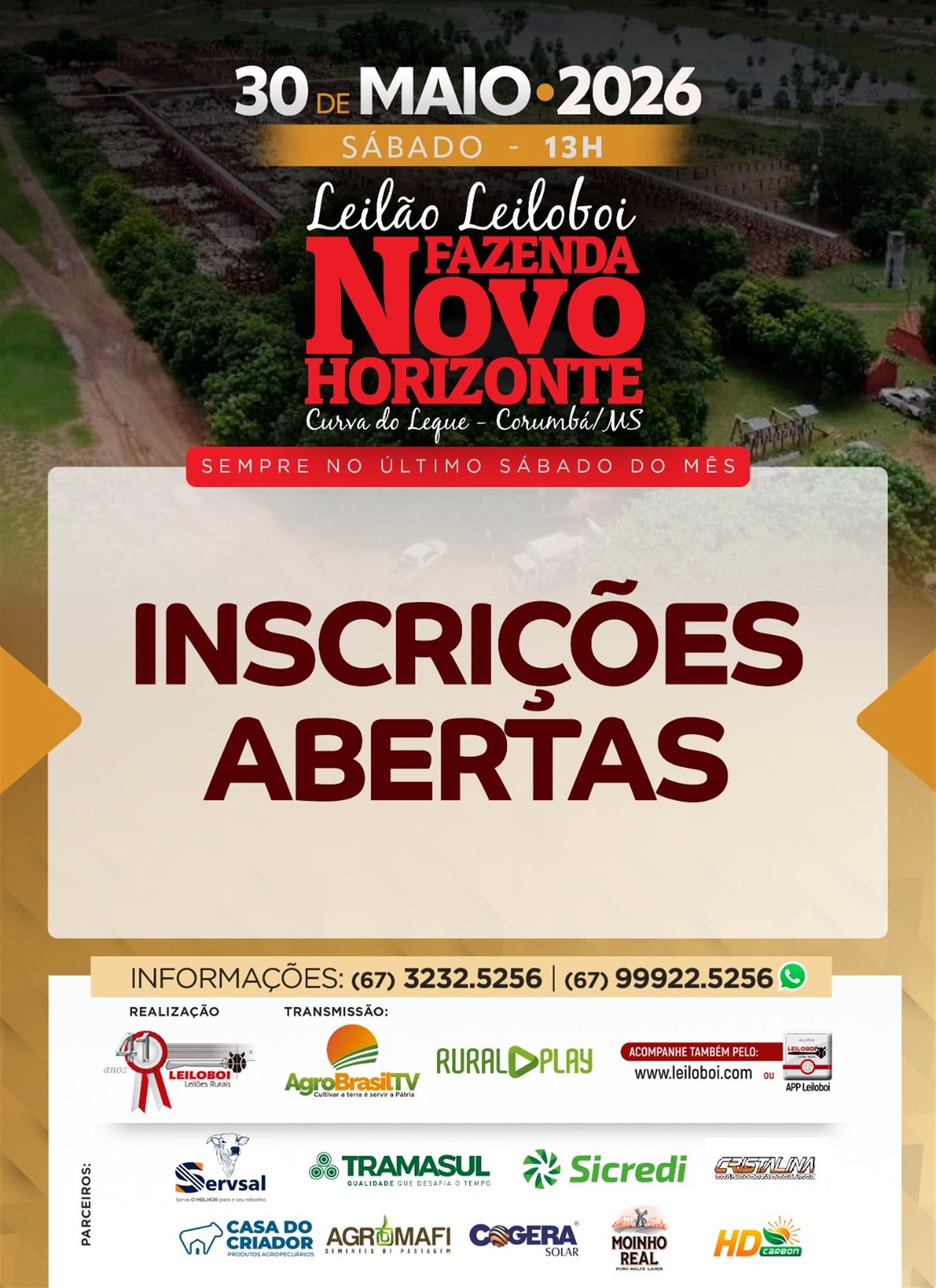 154º Leilão Leiloboi Fazenda Novo Horizonte
